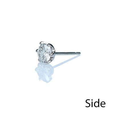 Pt900天然ダイヤモンドVS-class ピアスTotal:0.6ct　IB-F010725