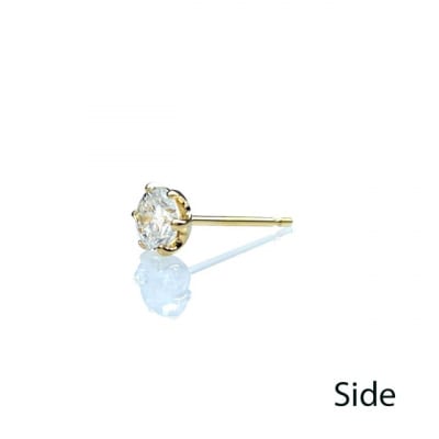 K18YG天然ダイヤモンドVS-classピアスTotal:0.6ct　IB-F020725