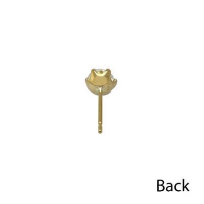 K18YG天然ダイヤモンドVS-classピアスTotal:0.6ct　IB-F020725