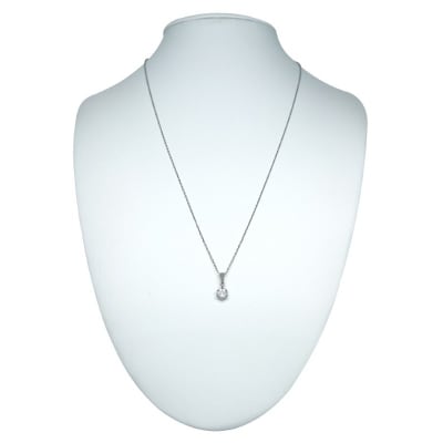 Pt900 天然ダイヤモンド VS-class ネックレス 0.3ct IB-F030725