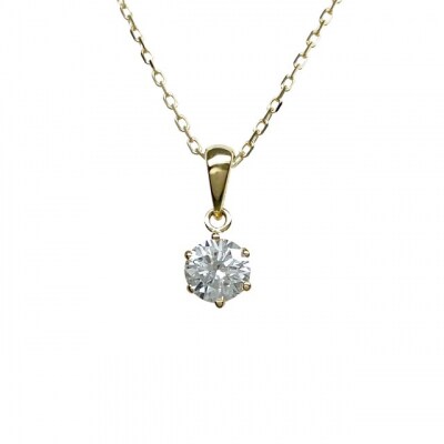 K18YG 天然ダイヤモンド VS-class ネックレス 0.3ct IB-F040725
