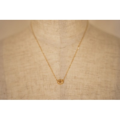 MB1001 ドレスネックレス　モルガナイト