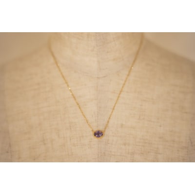 MB1007 ドレスネックレス　タンザナイト