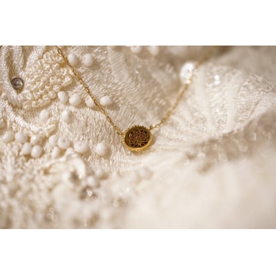 MB1008　ドレスネックレス　ロードライトガーネット