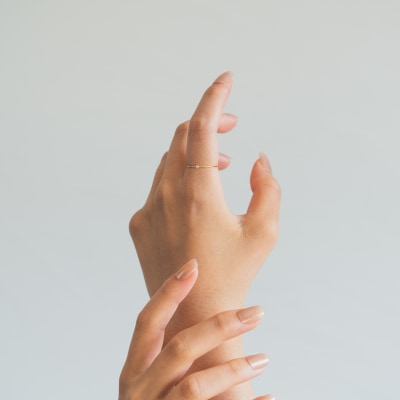 【甲府ジュエリー】K18　ダイヤ　0.01ct　リング(33301463)