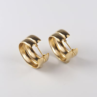 K18 地金 ピアス SE83