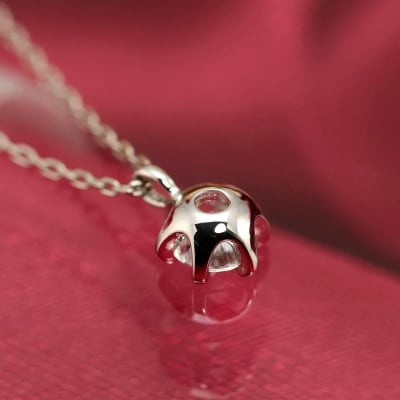 Pt900　0.28ct　1粒ダイヤモンド ペンダント-P0219