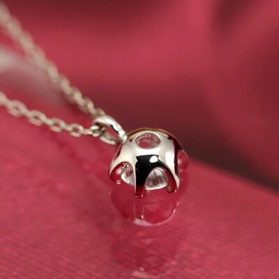 Pt900　0.28ct　1粒ダイヤモンド ペンダント-P0219