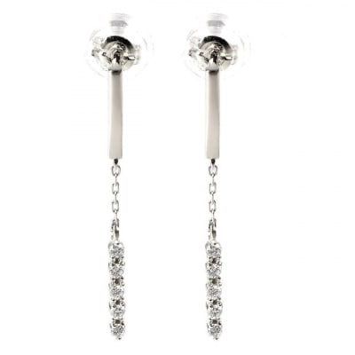 PTダイヤ　ピアス　トータル0.06CT　E303DI-P