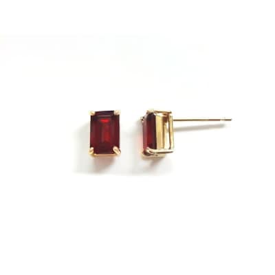 K10YGガーネットピアス E310GA-Y2