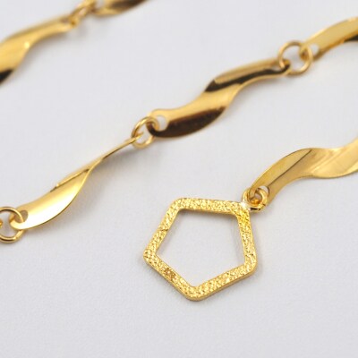 K24 pure gold Crown/ピュアゴールド クラウン ネックレス14566