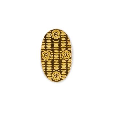 【置物】K24 純金(約2.0g)　ミニピュア(R)　約2.0g　金の小判(SH-0027)