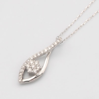 PT900/PT850 0.15ct ダイヤモンド ペンダントネックレス　FHH-019983