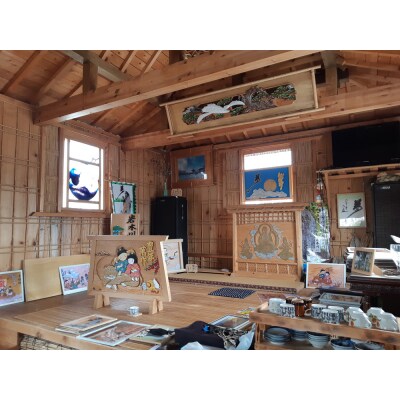 青森ひば絵 写真A3サイズ 1枚 額入り 金太朗 [0239]