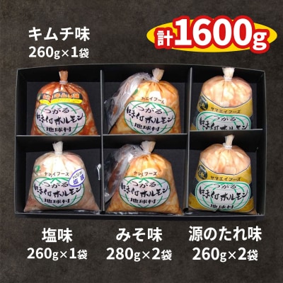 地球村ホルモン詰め合わせ 6袋セット|焼肉 [0397]