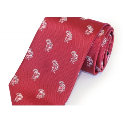 つがーるちゃんネクタイ えんじ つがる市 マスコットキャラクター ゆるキャラグッズ [0404]