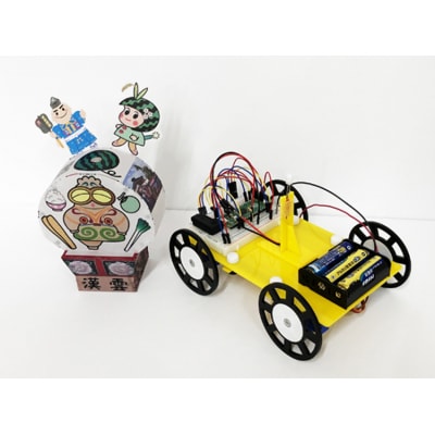 マイコン搭載プログラミングカー しゃこちゃん [0550]