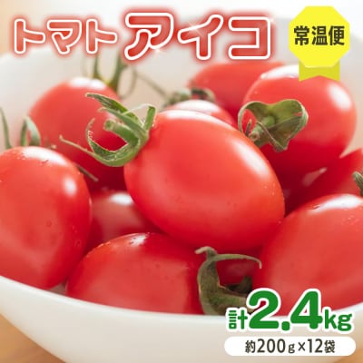 愛菜果えりーと倶楽部のミニトマト アイコ12袋 [0672]