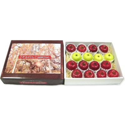 [贈答用] つがる りんご セレクション 1箱 (14玉から16玉) [0722]