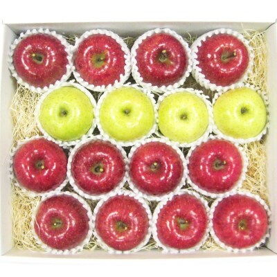 [贈答用] つがる りんご セレクション 1箱 (14玉から16玉) [0722]