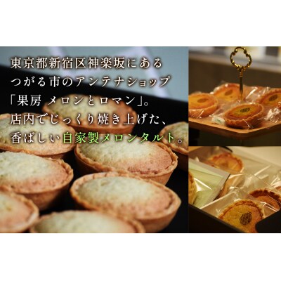 メロンの焼きタルト6個セット(赤、青 各3個) [0969]