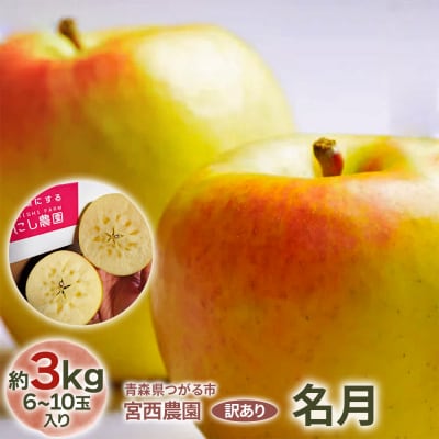 [訳あり] 名月【約3kg 6から10玉入り】[1051]