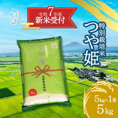 【新米受付 10月発送】R7年産 つや姫 5kg(入金期限:2025.9.15)