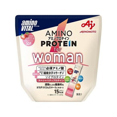 味の素 アミノバイタル アミノプロテイン for woman 30本 粉末 スティック アミノ酸