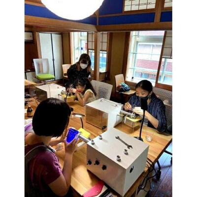 ガラス工芸　切子体験チケット(大人1名様分)【kw0106-0001】