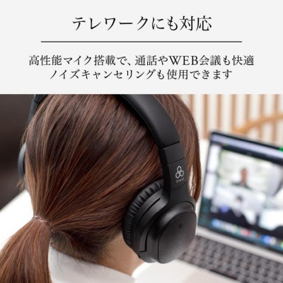 ANCワイヤレスヘッドホン final UX3000 BLACK 
