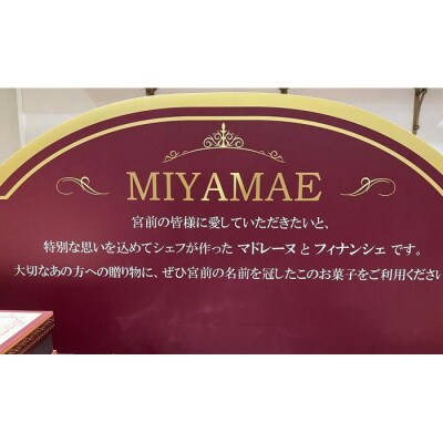 宮前ギフト大(マドレーヌ・フィナンシェ各6個(計12個))