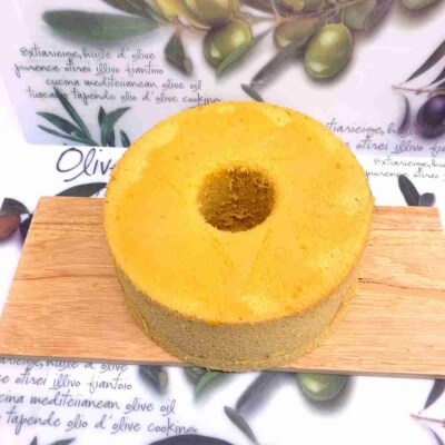 体に優しい小麦粉プレーンシフォンケーキホール(20センチ)1個