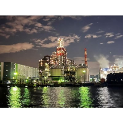 川崎工場夜景屋形船クルーズ乗船クーポンと川崎工場夜景特製グッズ3点セット　1名様分