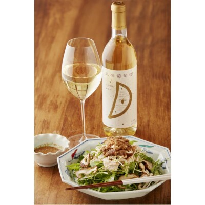 天然ワイン醸造 酸化防止剤無添加 天然葡萄酒 白 甘口 デラウェア 720ml × 2本