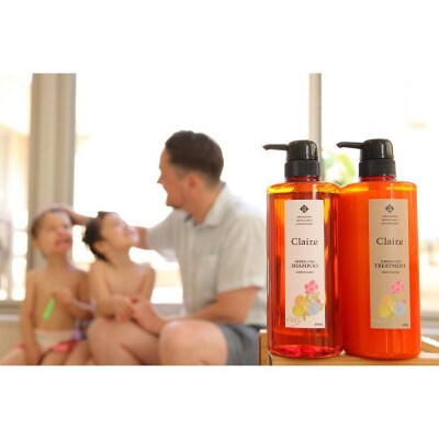 芥川バースクリニック監修　アロマ香る　Claireハーバルシャンプー&トリートメントセット