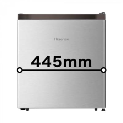 Hisense【標準設置費込み】45L 1ドア コンパクト冷蔵庫 HR-A45S シルバー