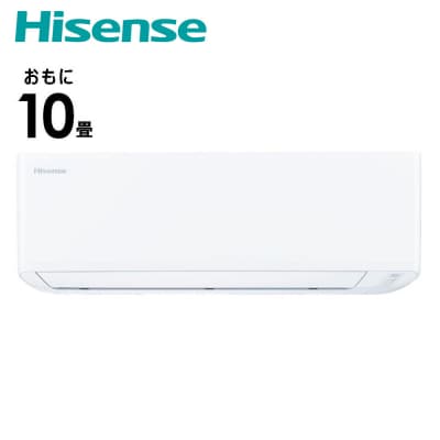 Hisense【エアコン標準取付工事込み】 ルームエアコン Sシリーズ【10畳用】ホワイト