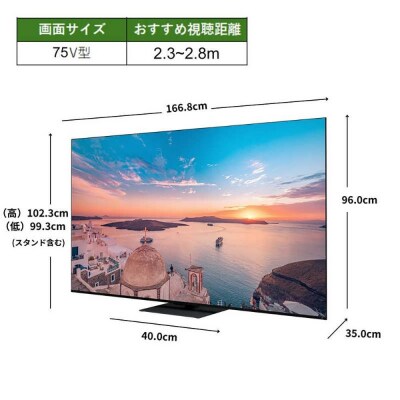 TVS REGZA【標準設置費込み】液晶テレビ REGZA (レグザ) 75V型