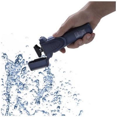 ヤマゼン USB充電式電気シェーバー LASIKU グリーン[3枚刃 /AC100V-240V]