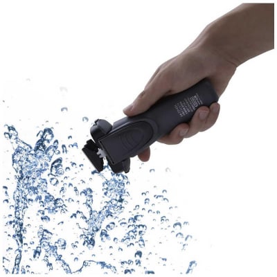 ヤマゼン USB充電式電気シェーバー LASIKU ブラウン[4枚刃 /AC100V-240V]