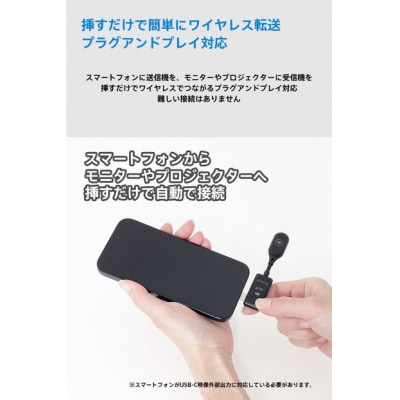 ベッドルームプロジェクターNX1 ブラック ワイヤレスアダプター(USB-C&HDMI) 5点セット
