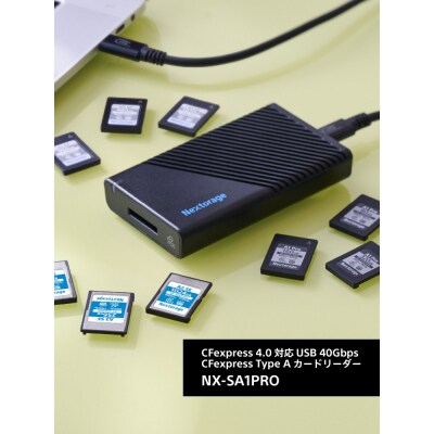 NX-SA1PRO|CFexpress Type A USB 40Gbps カードリーダー
