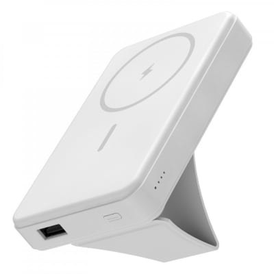 急速充電ワイヤレスモバイルバッテリー 10000mAh MagSafe対応 【ホワイト】