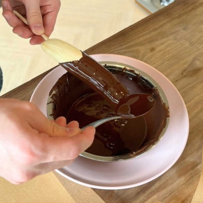早くキレイに固まるチョコバナナ用専用チョコレート(スイート)1kg バナナ約50本分