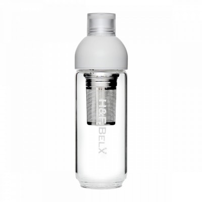 【ピュアホワイト】デザインと使いやすさにこだわった PSガラスタンブラー 420ml