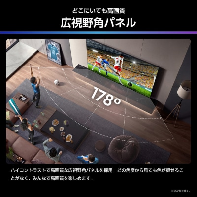 ハイセンス【設置費込み】65V型 65U7R 4K Mini LED 液晶テレビ