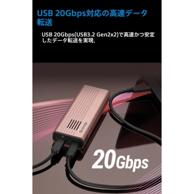 PS5拡張用ヒートシンク一体型SSDケース エンクロージャー NX-EN1PRO