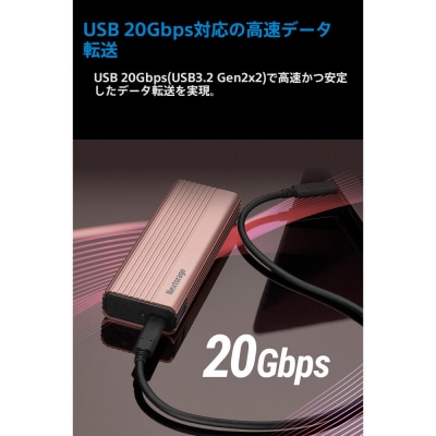 PS5拡張用ヒートシンク一体型SSDケース エンクロージャー NX-EN1SE