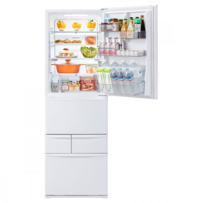 東芝　冷蔵庫【標準設置費込み】　411L　5ドア　右開き　冷凍冷蔵庫　GR-Y41GH(WU)