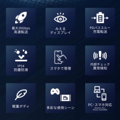 Nextorage ディスプレイ付き みえるポータブルSSD　2TB